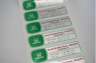 Tem nhãn Sticker - In Hoàng Anh - Công Ty TNHH Thiết Kế Quảng Cáo In Hoàng Anh